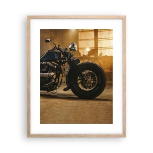 Poster în ramă de stejar deschis - Pot să fac totul - 40x50 cm