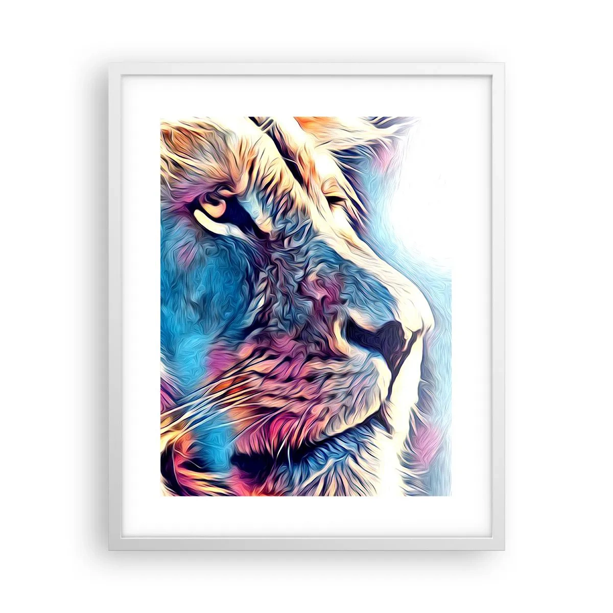 Poster în ramă albă - Înțelepciunea naturii - 40x50 cm