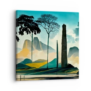 Tablou pe pânză - Din ce în ce mai sus - 30x30 cm