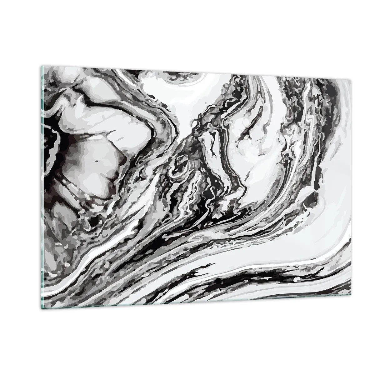 Tablou pe sticlă - La început a fost haos - 120x80 cm