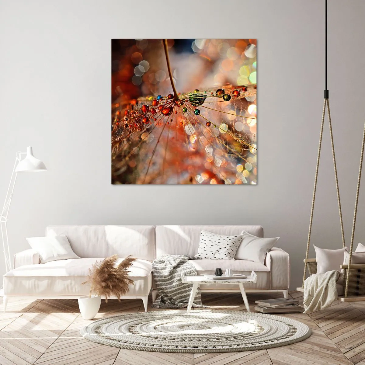 Tablou pe pânză - Înfipt pe pânza de păianjen - 60x60 cm