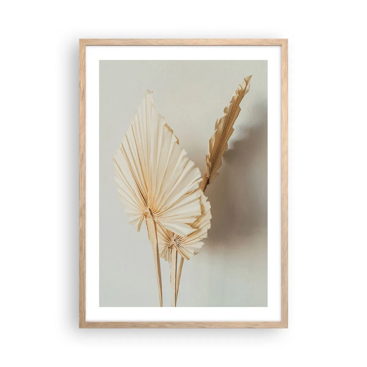 Poster în ramă de stejar deschis - Când este nevoie de ușurare - 50x70 cm
