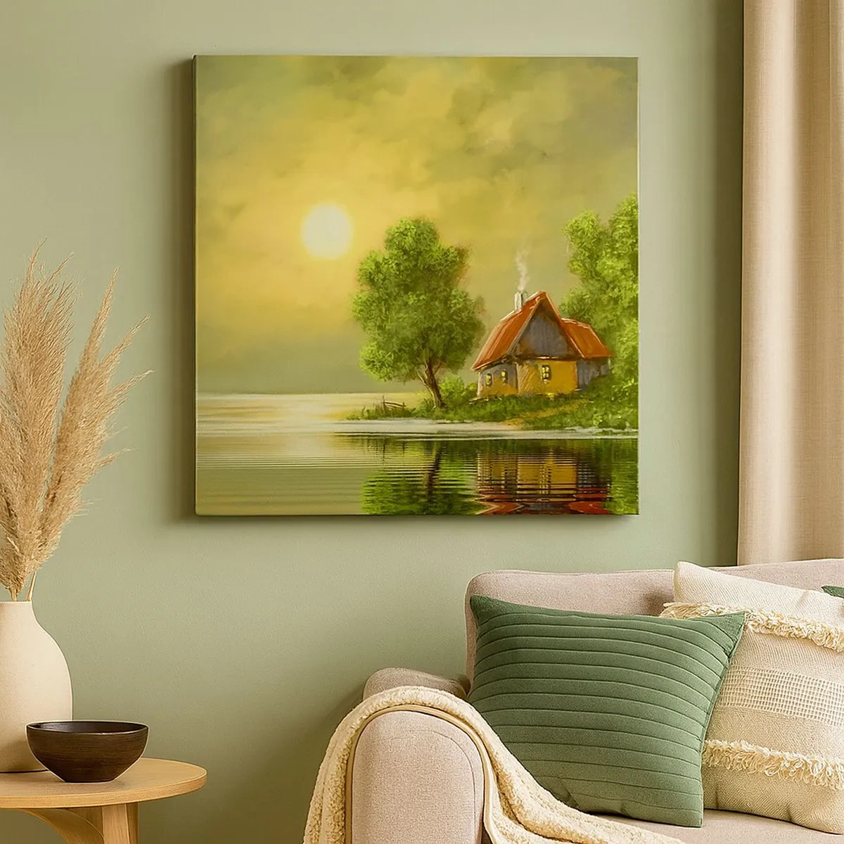 Tablou pe pânză - Frumos, ca dintr-o imagine - 30x30 cm