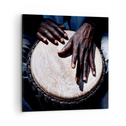 Tablou pe pânză - Trăiește în ritmul tău - 50x50 cm