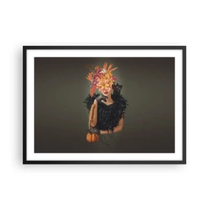Poster în ramă neagră - Magia vrăjitoarei - 70x50 cm