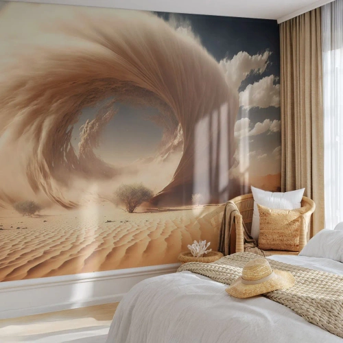 Tapet Premium Sand - Portal deschis - Nisip, Deşert, O furtună de nisip - 100x70 cm