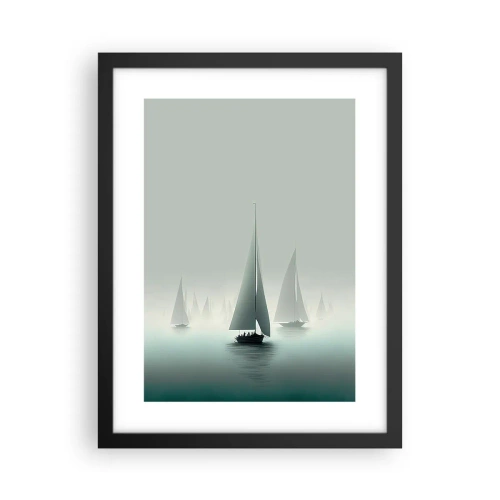 Poster în ramă neagră - Create din ceață - 30x40 cm