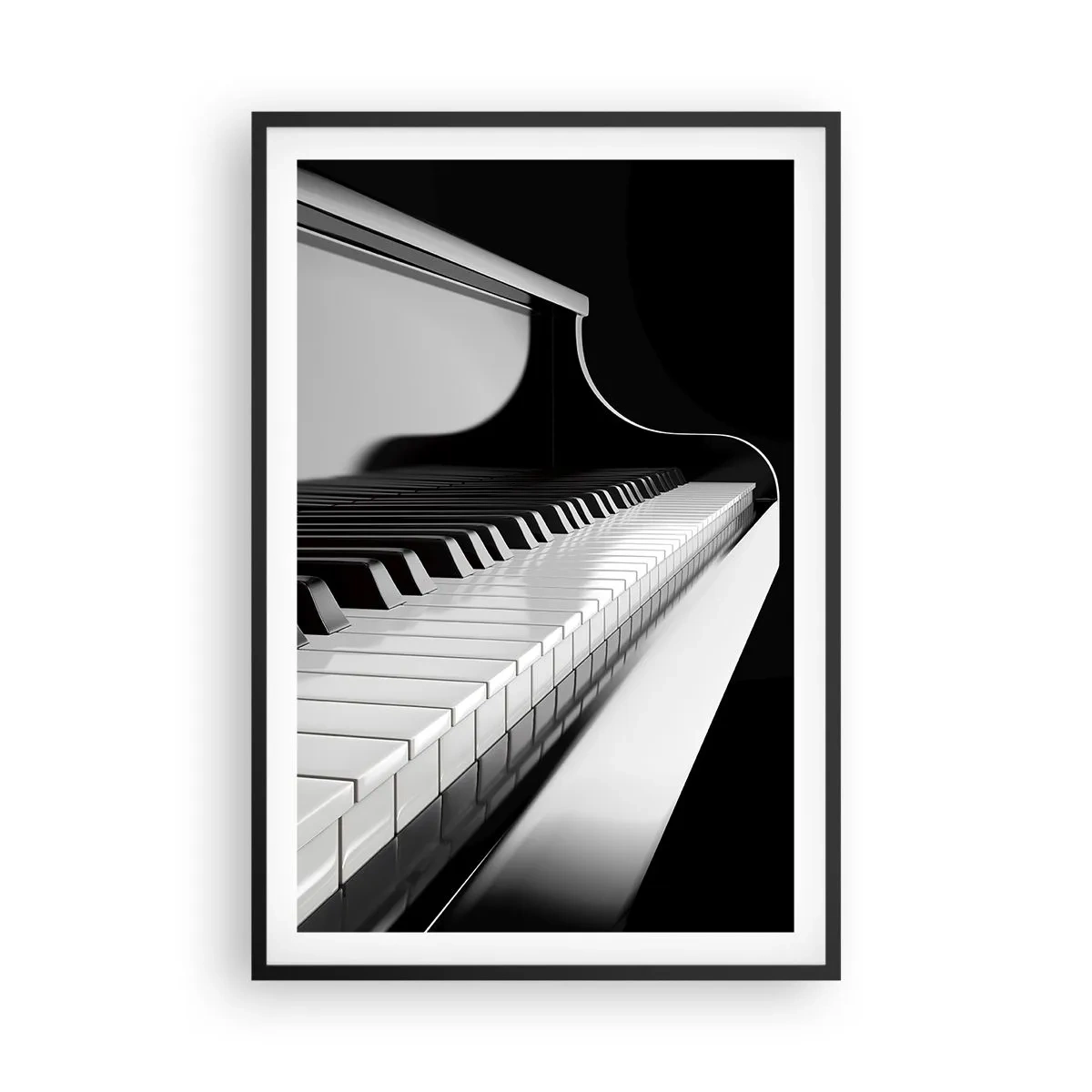 Poster în ramă neagră - Armonia formelor și a culorilor - 61x91 cm