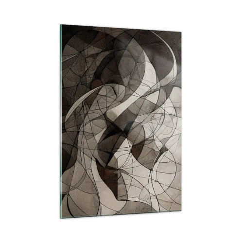 Tablou pe sticlă - Circulația culorilor pământului - 50x70 cm