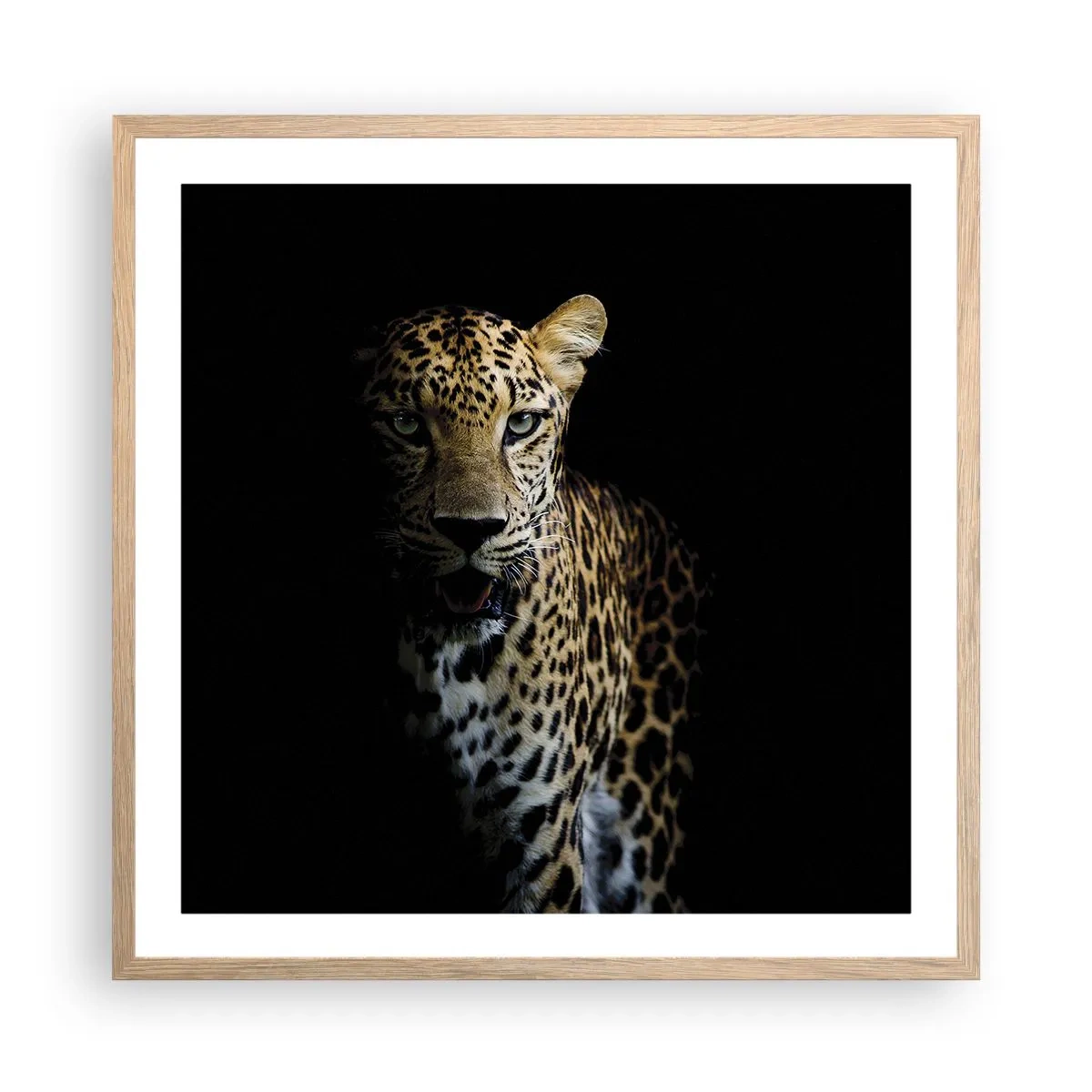 Poster în ramă de stejar deschis - Frumusețe întunecată - 60x60 cm
