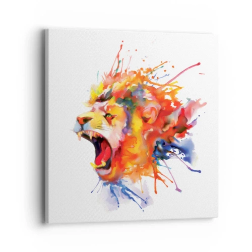Tablou pe pânză - Explodează de furie  - 40x40 cm