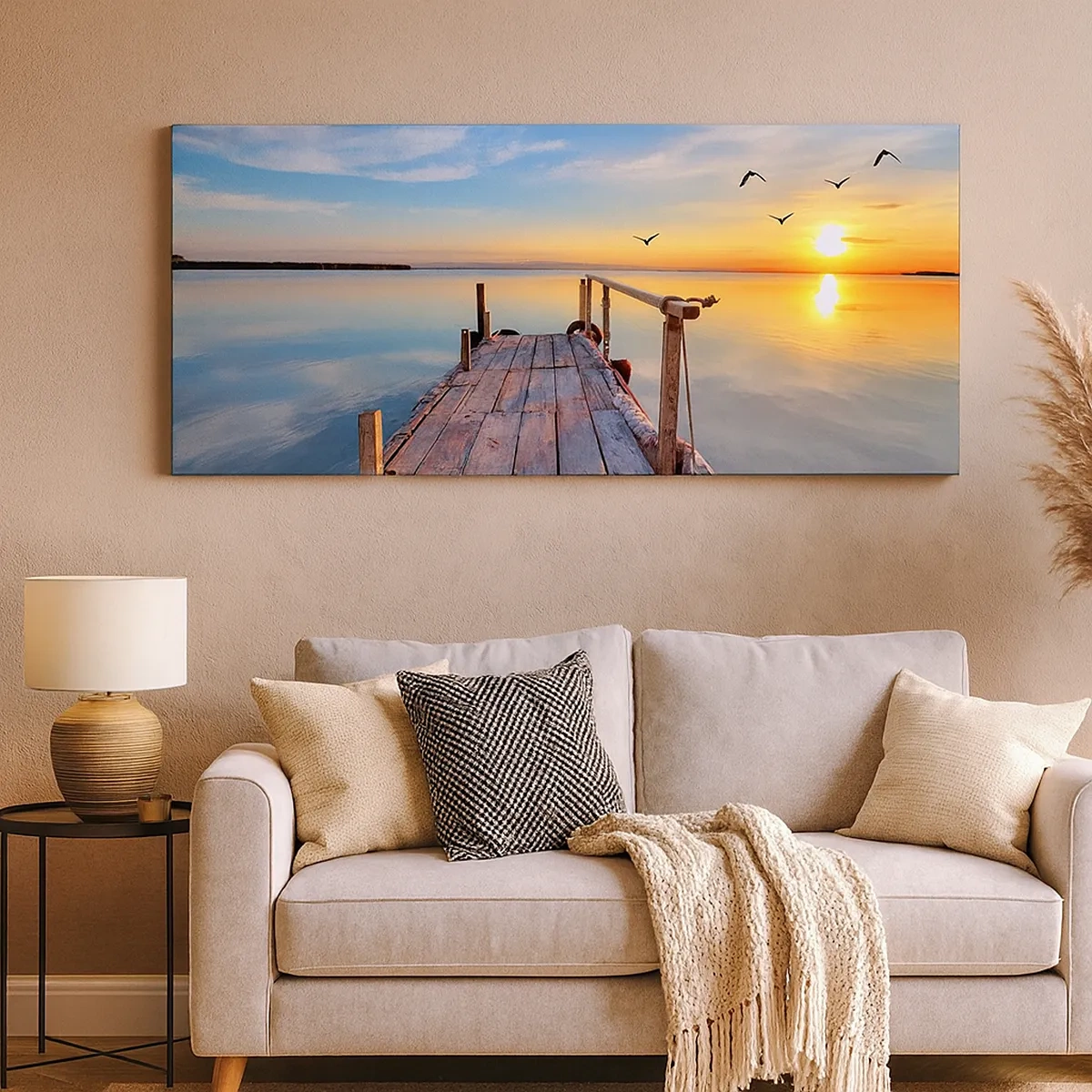 Tablou pe pânză - Mergând înainte spre soare - 30x30 cm