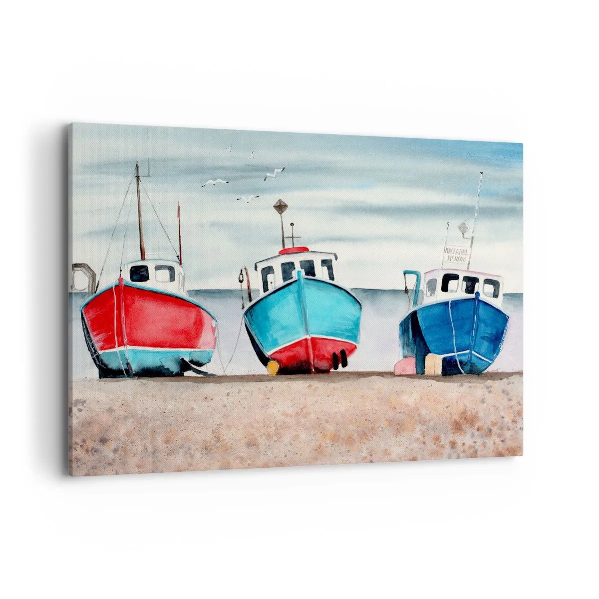 Tablou pe pânză - Gata pentru pescuit - 100x70 cm