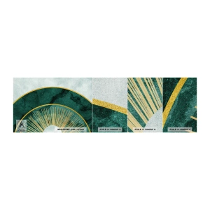 Mostră tapet Premium Canvas - Un alt sistem solar - Art Deco, Modern, Abstracția - 100x30 cm