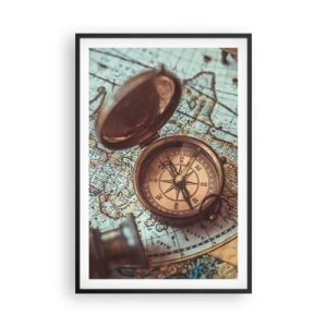 Poster în ramă neagră - Pentru aventurierul din tine - 61x91 cm