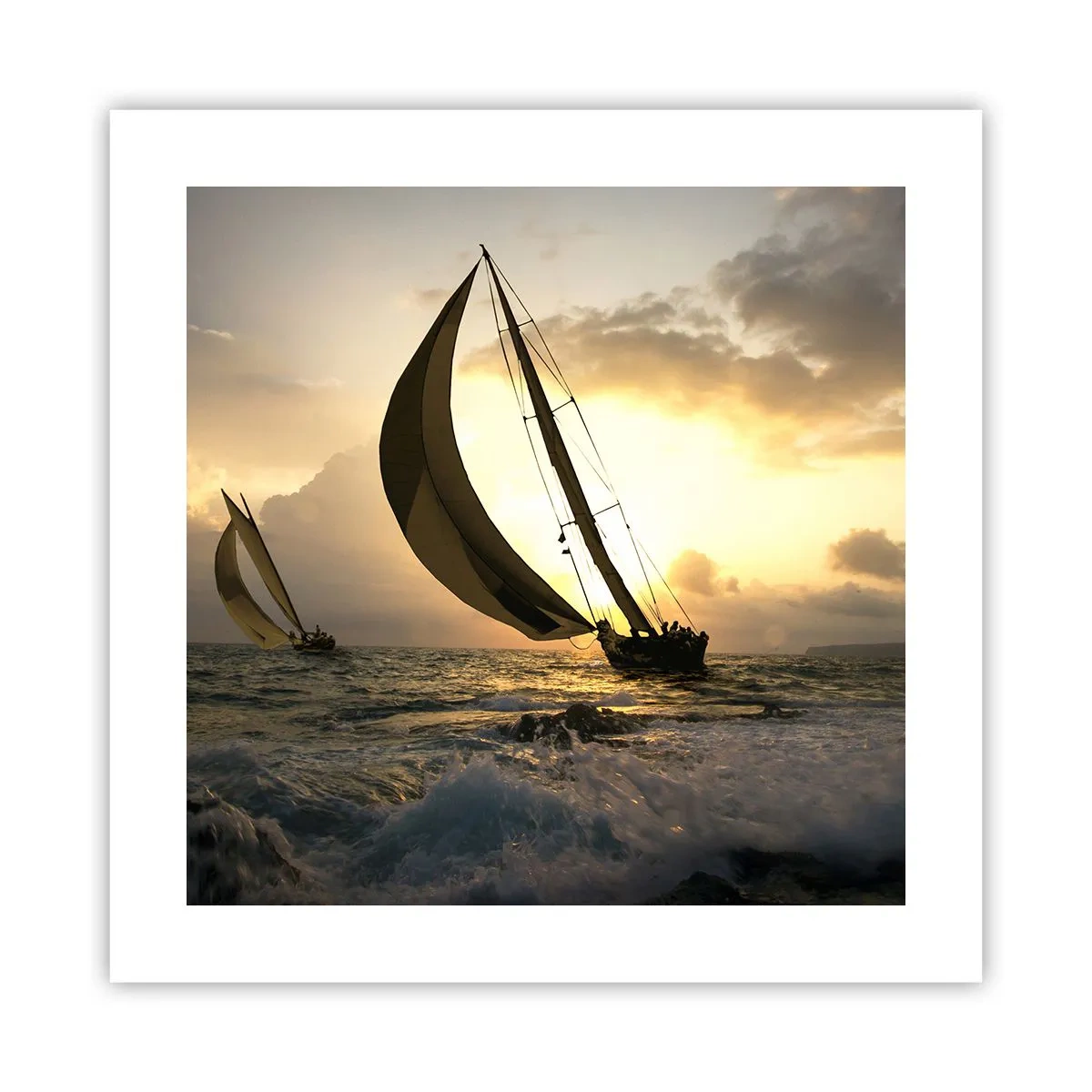 Poster - Vânt în jos și în sus - 40x40 cm