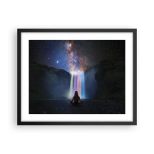 Poster în ramă neagră - Armonie absolută - 50x40 cm