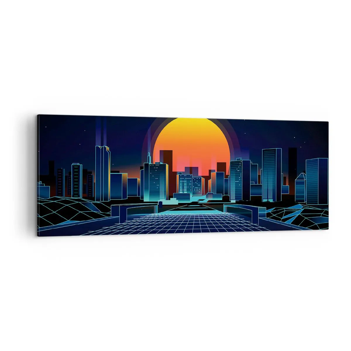 Tablou pe pânză - Încă mai vrei să ajungi la lumea reală? - 140x50 cm