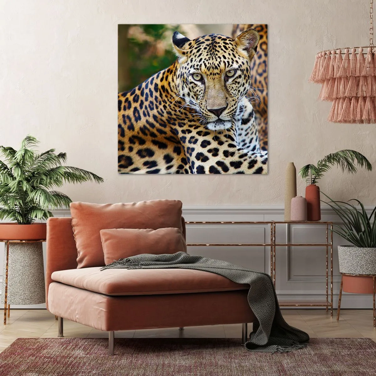 Tablou pe pânză - Sălbatic și liniștit - 40x40 cm