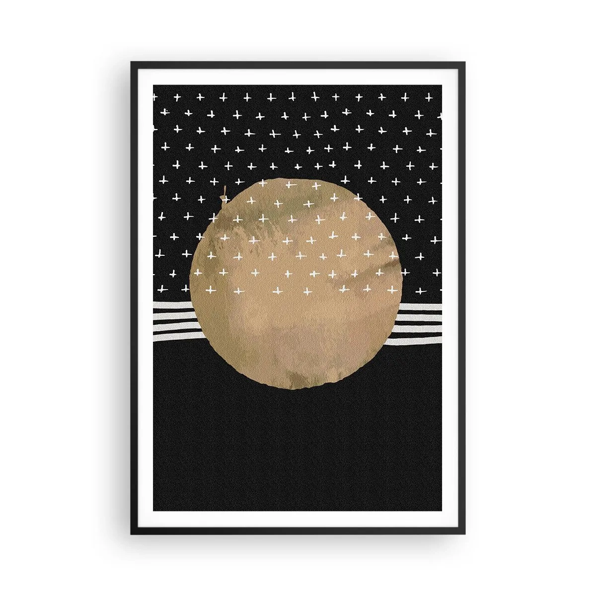 Poster în ramă neagră - Compoziție: steagul galactic - 70x100 cm