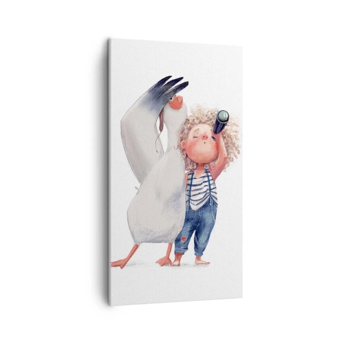 Tablou pe pânză - Un plan pentru o călătorie minunată - 45x80 cm