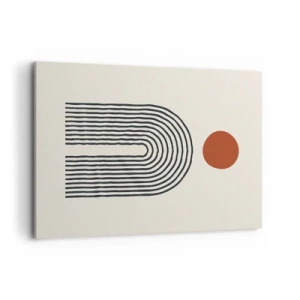 Tablou pe pânză - Magnetismul formelor și al culorilor - 100x70 cm