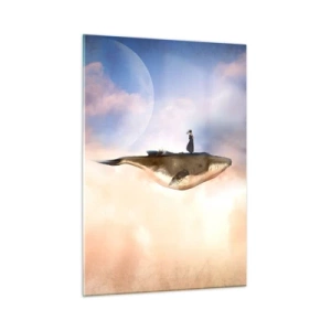 Tablou pe sticlă - O călătorie suprarealistă - 50x70 cm