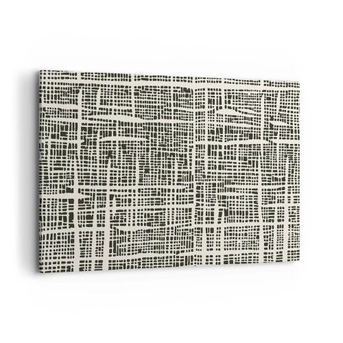 Tablou pe pânză - O compoziție țesută - 120x80 cm