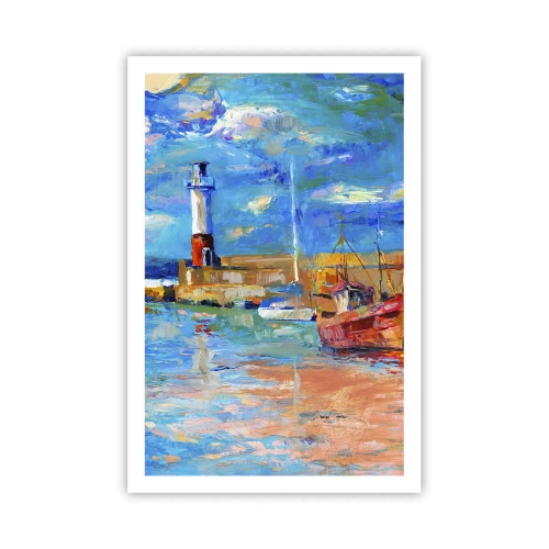 Poster - După-amiază în golful de curcubeu - 61x91 cm