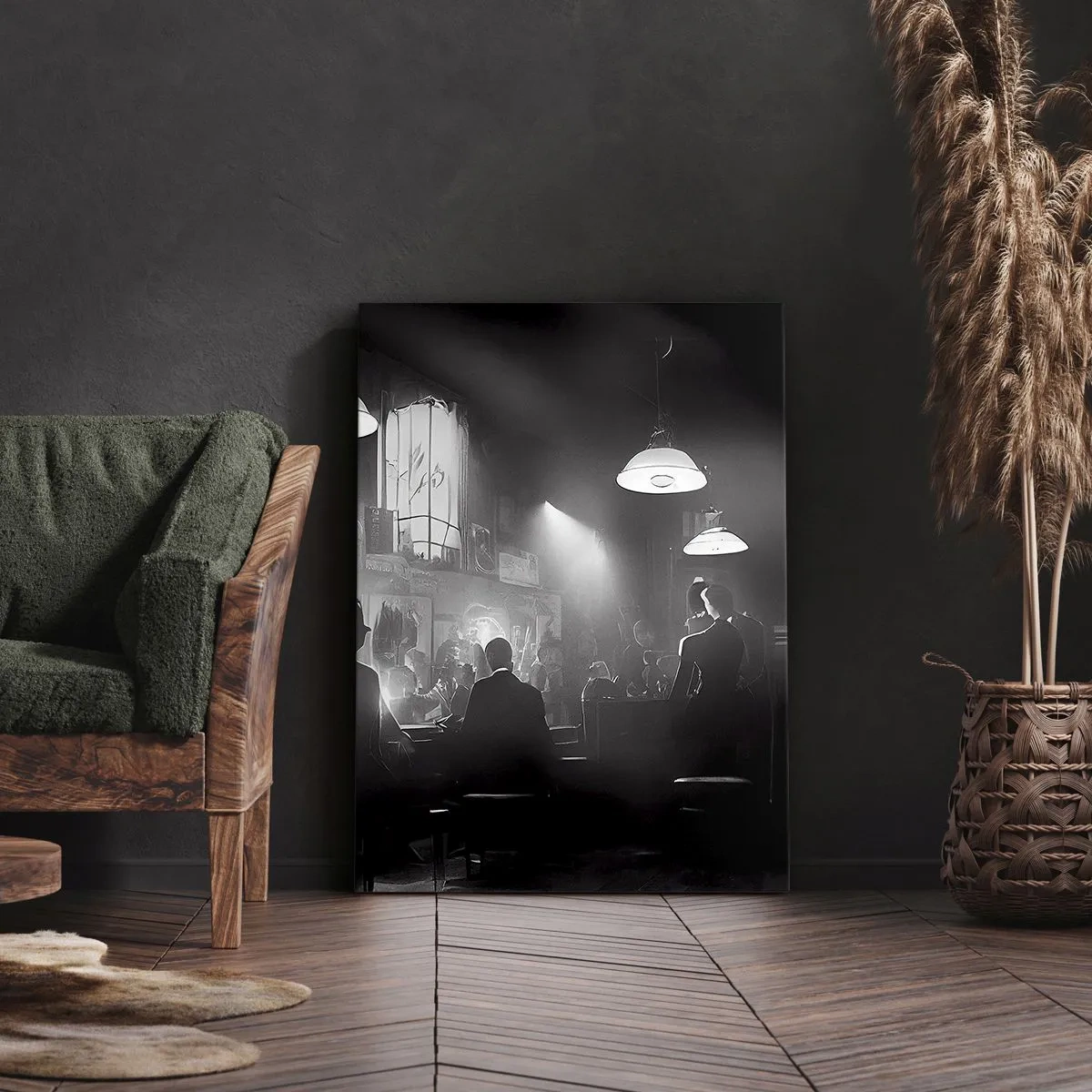 Tablou pe pânză - În stil jazz - 55x100 cm