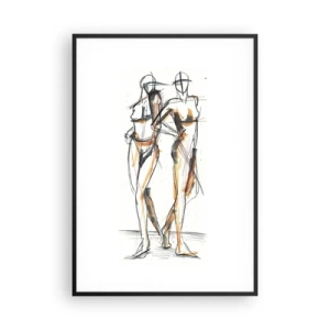 Poster în ramă neagră - Un studiu de farmec - 70x100 cm