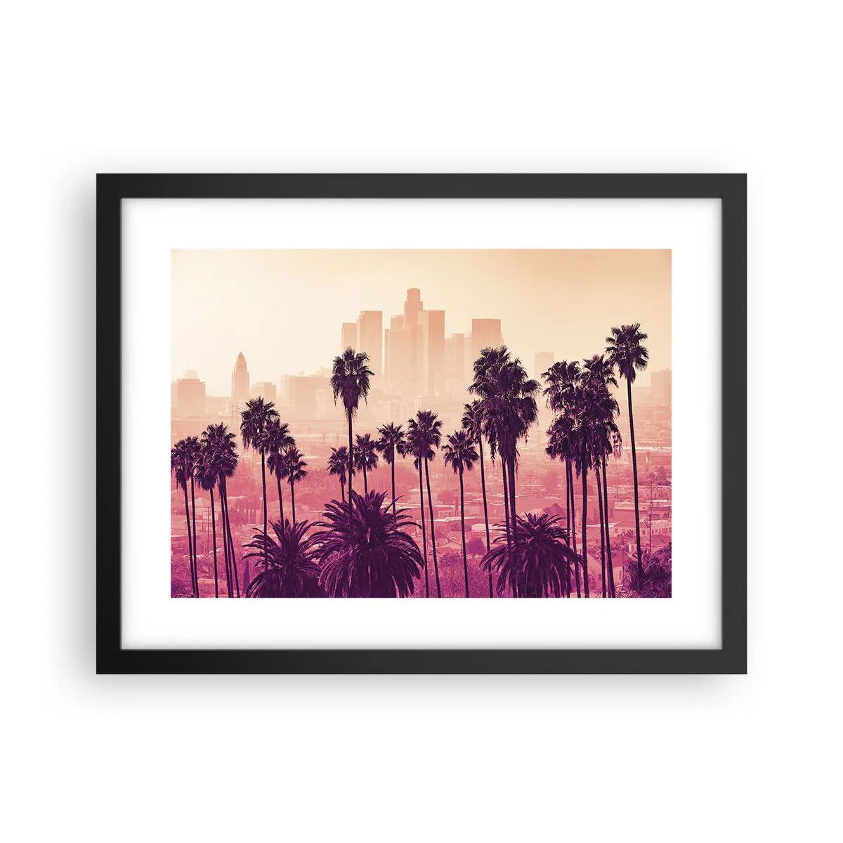 Poster în ramă neagră - Peisaj din California - 40x30 cm