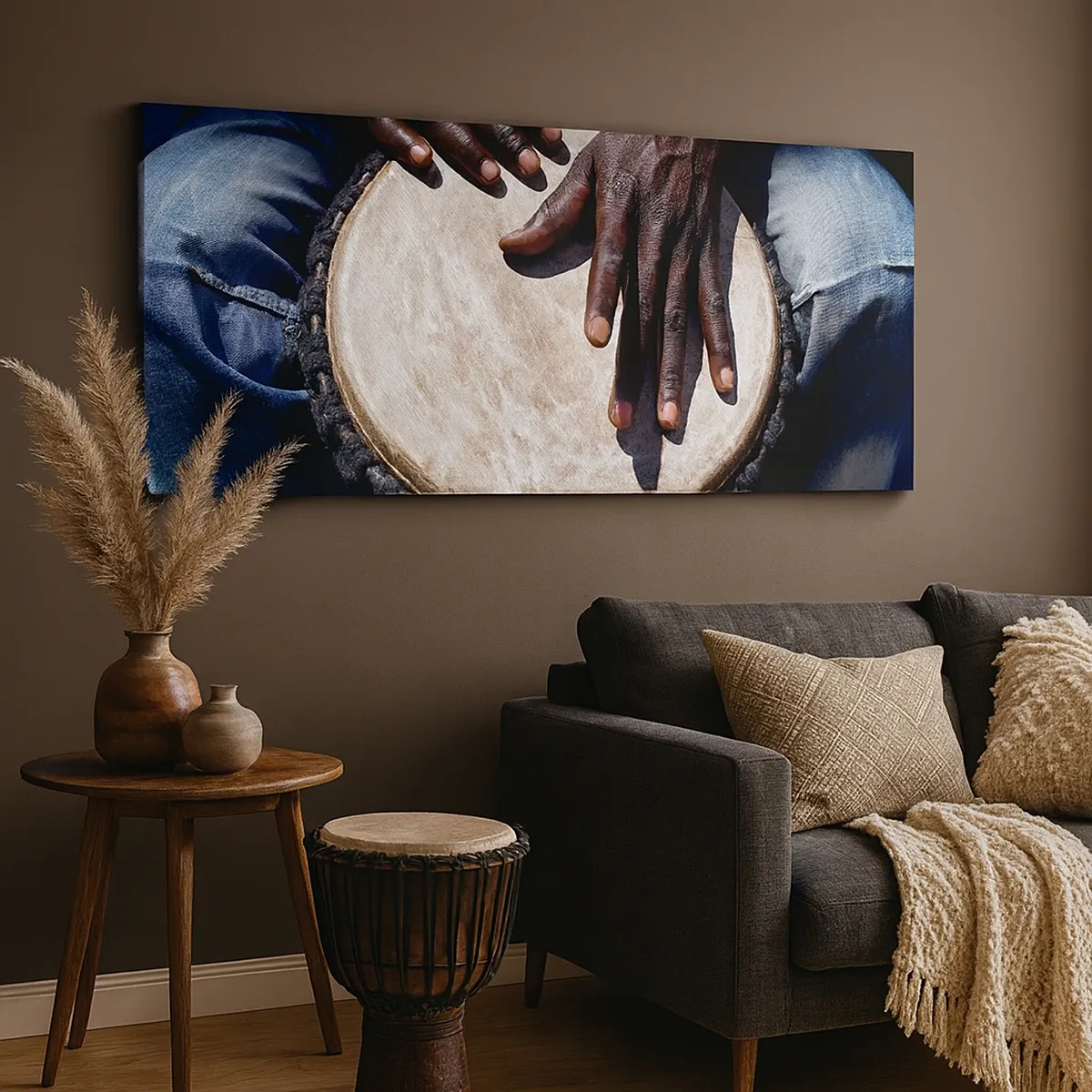 Tablou pe pânză - Trăiește în ritmul tău - 30x30 cm