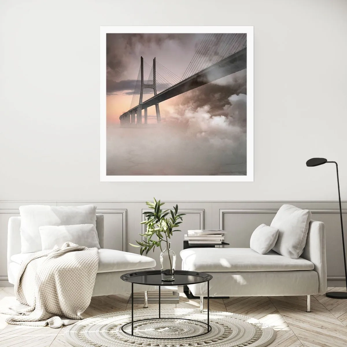 Poster - Lângă un râu care nu există - 60x60 cm