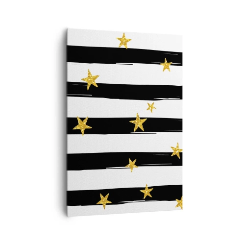 Tablou pe pânză - Cu toții ne-am născut sub o stea norocoasă - 70x100 cm