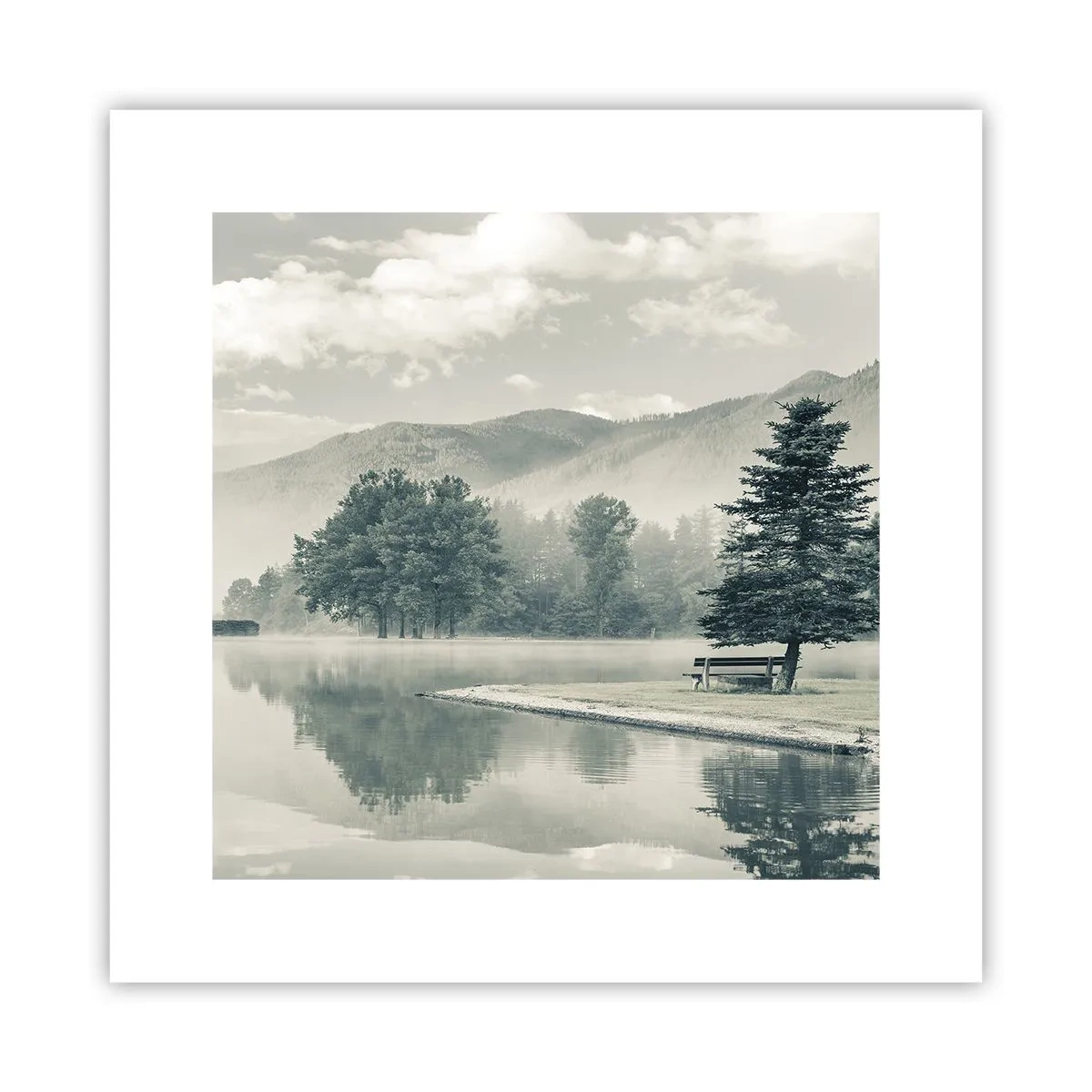 Poster - Lacul încă doarme - 30x30 cm