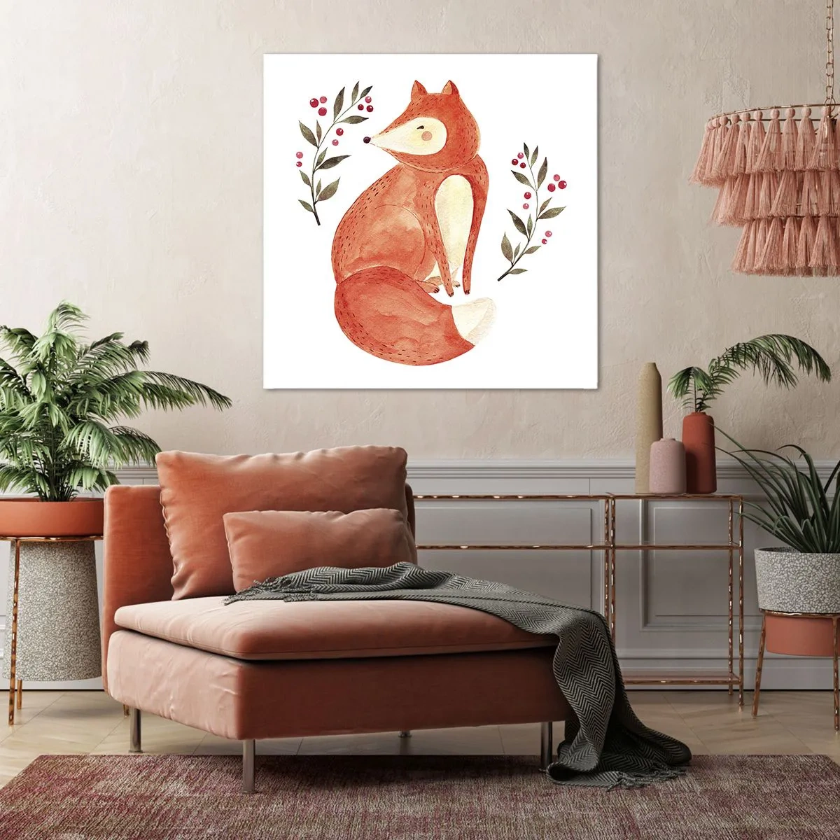 Tablou pe pânză - Micuțul roșcat - 70x70 cm