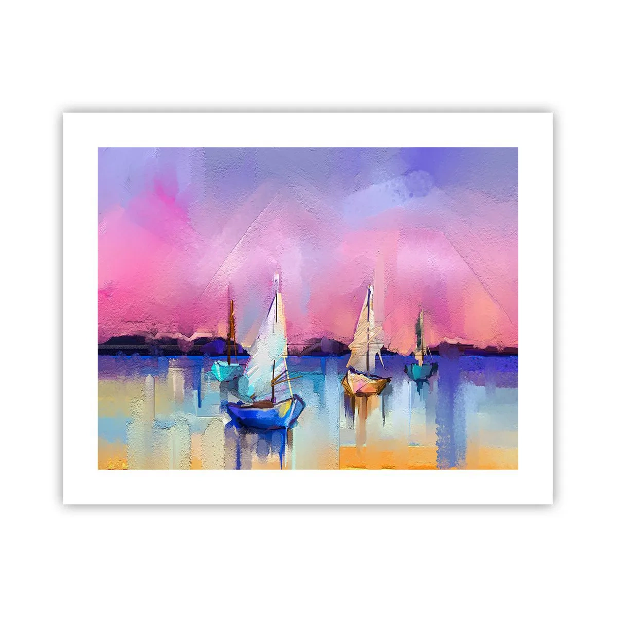 Poster - Direcția: ape largi - 50x40 cm