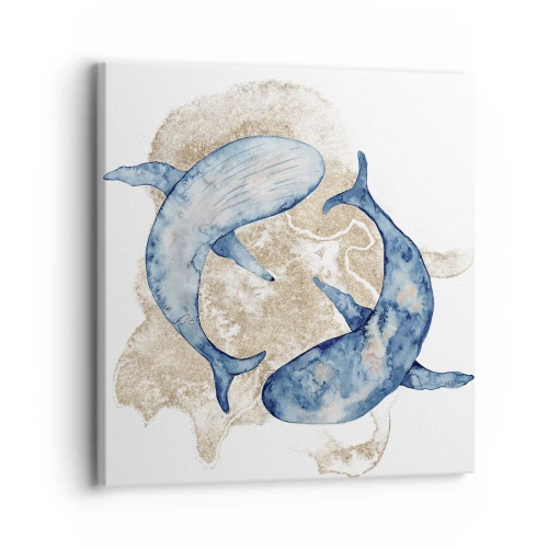 Tablou pe pânză - Prietenie sau iubire? - 30x30 cm