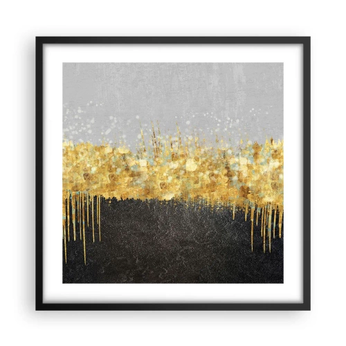Poster în ramă neagră - Înăuntru și în sus - 50x50 cm