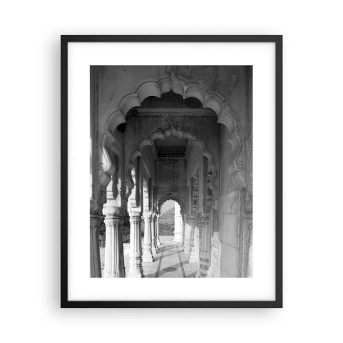 Poster în ramă neagră - Aici se întâmplă poveștile orientale - 40x50 cm