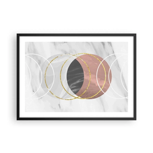 Poster în ramă neagră - Muzica sferelor - 70x50 cm
