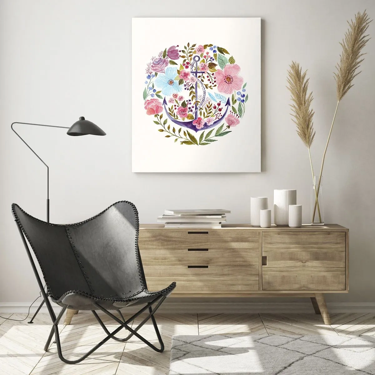 Tablou pe sticlă - Somnul bun al marinarului - 50x70 cm