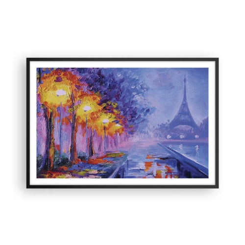 Poster în ramă neagră - O plimbare de vis - 91x61 cm