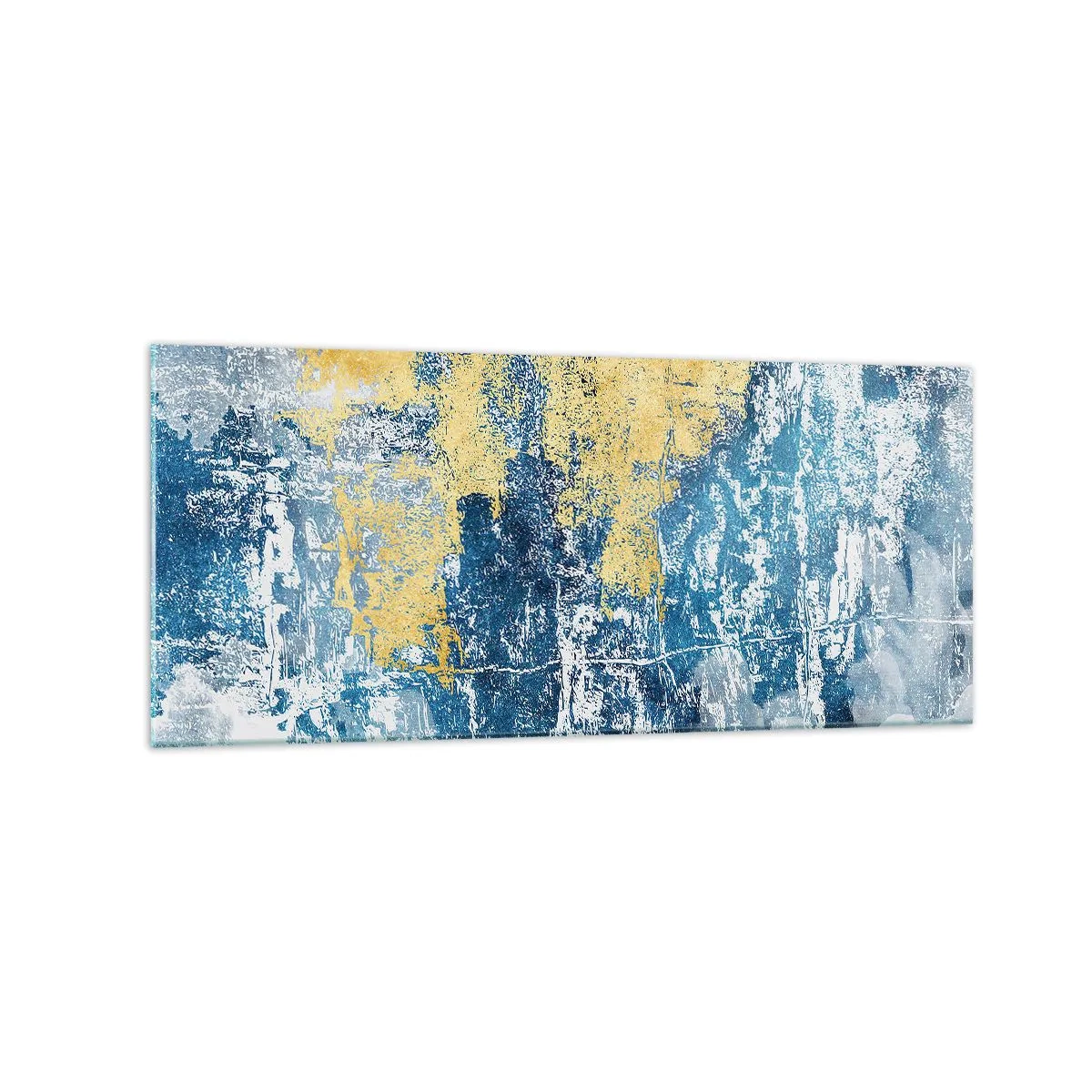 Tablou pe sticlă - Abstracție de vreme - 120x50 cm