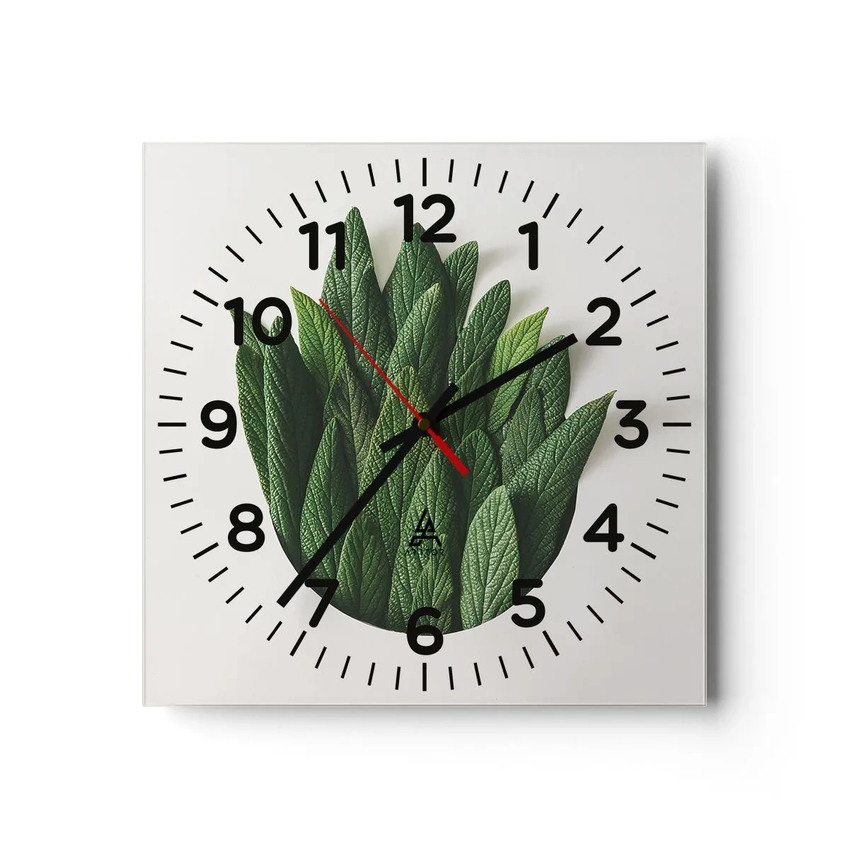 Ceas de perete - Ceas pe sticlă - Curiozitatea nestăvilită - 40x40 cm