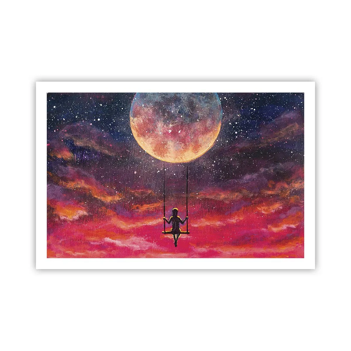 Poster - Cu capul în nori - 91x61 cm