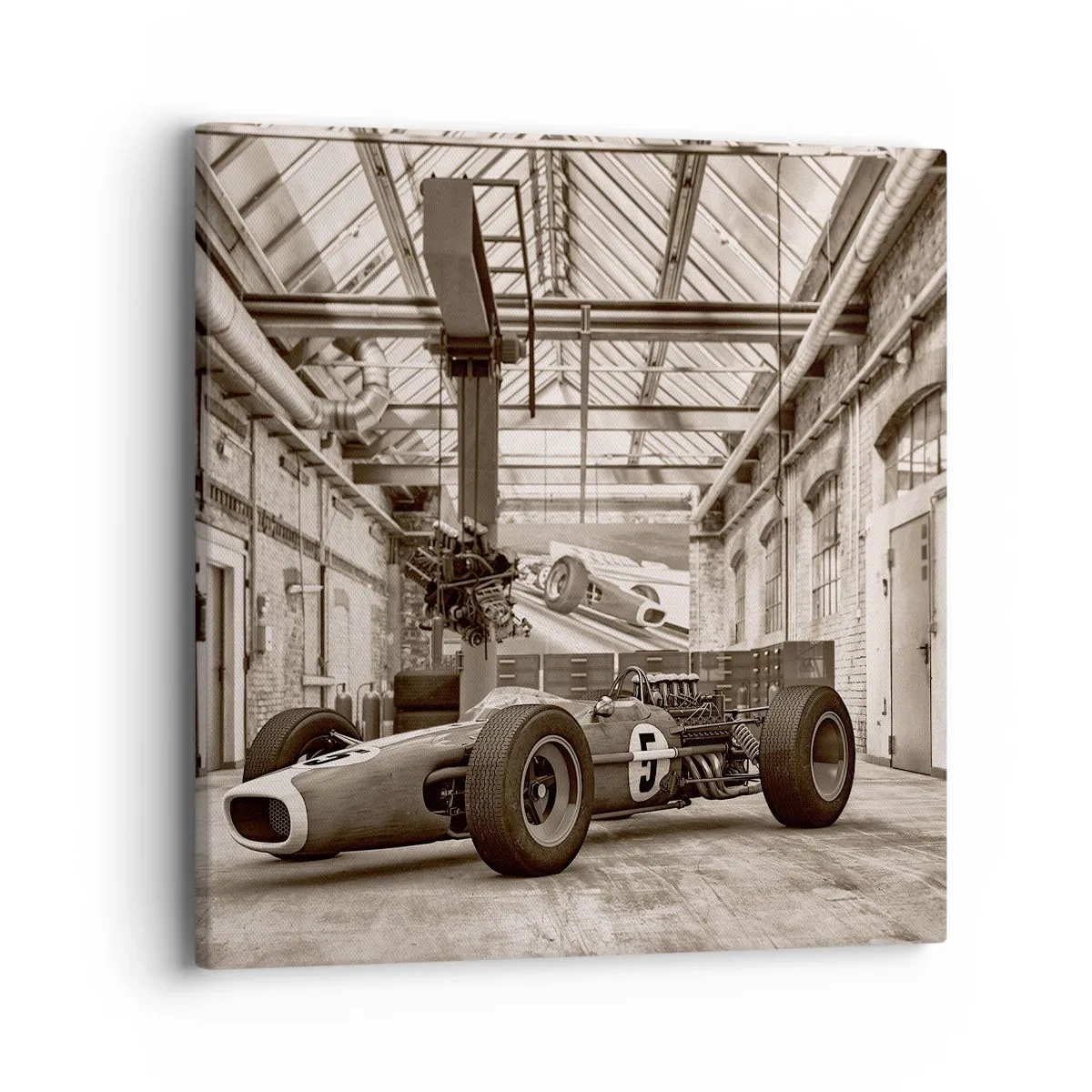 Tablou pe pânză - Odihna învingătorului - 40x40 cm