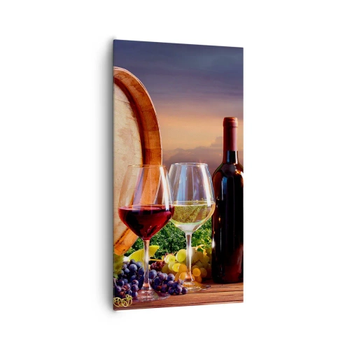 Tablou pe pânză - Aici viața are un gust - 65x120 cm