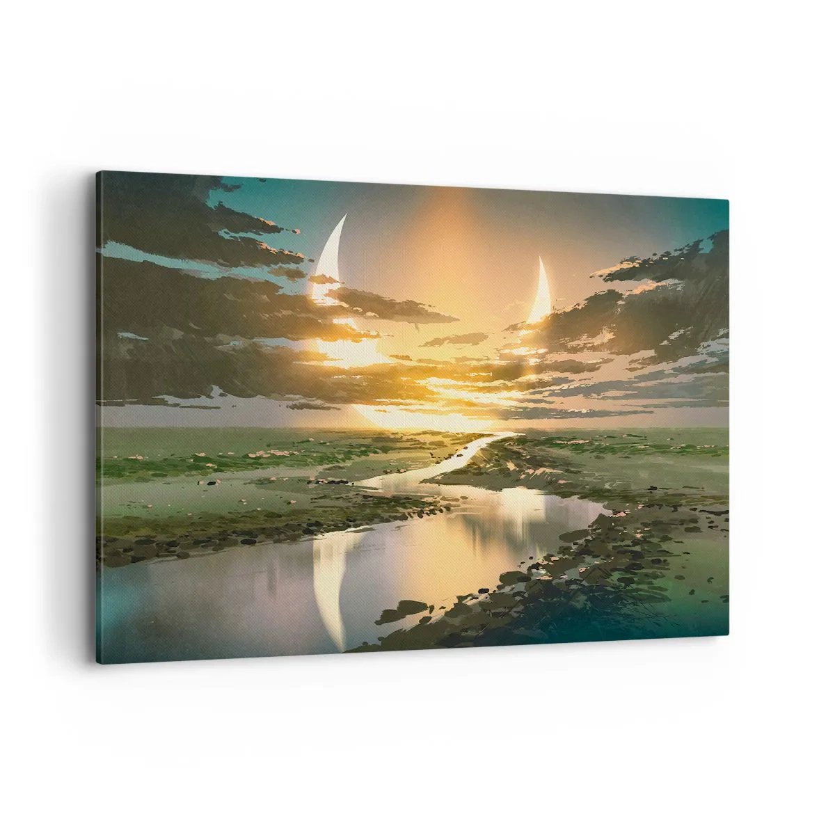 Tablou pe pânză - Undeva într-o galaxie foarte, foarte îndepărtată - 120x80 cm